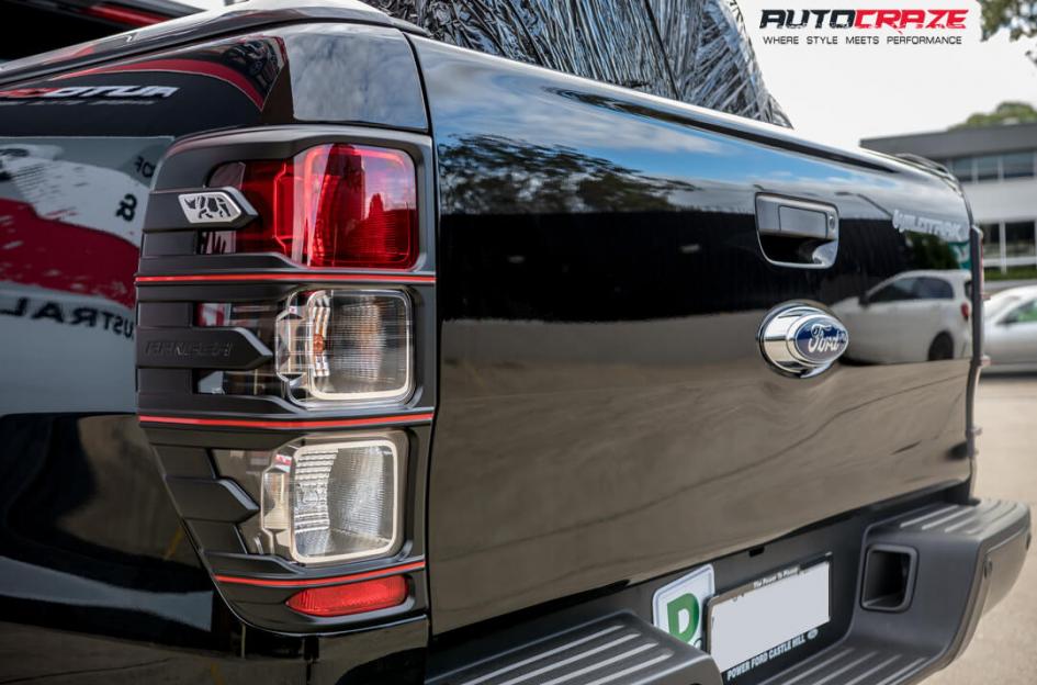FORD RANGER AB811 SATIN BLACK GLOSS INSERTS